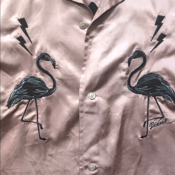 diesel flamingo shirt
